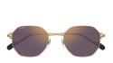 Occhiali da sole uomo donna Luxury Cartier CT0500S 004 gold gold violet nuova collezione