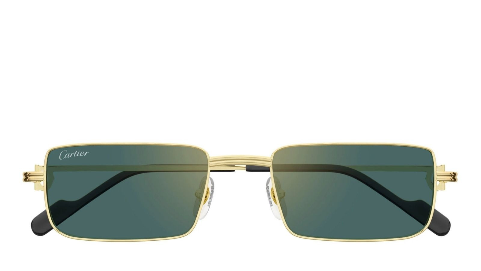 Occhiali da sole uomo donna Luxury Cartier CT0501S 003 gold gold green nuova collezione