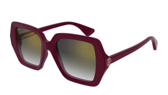 Occhiali da sole donna Luxury Cartier CT0507S 003 burgundy burgundy gre nuova collezione