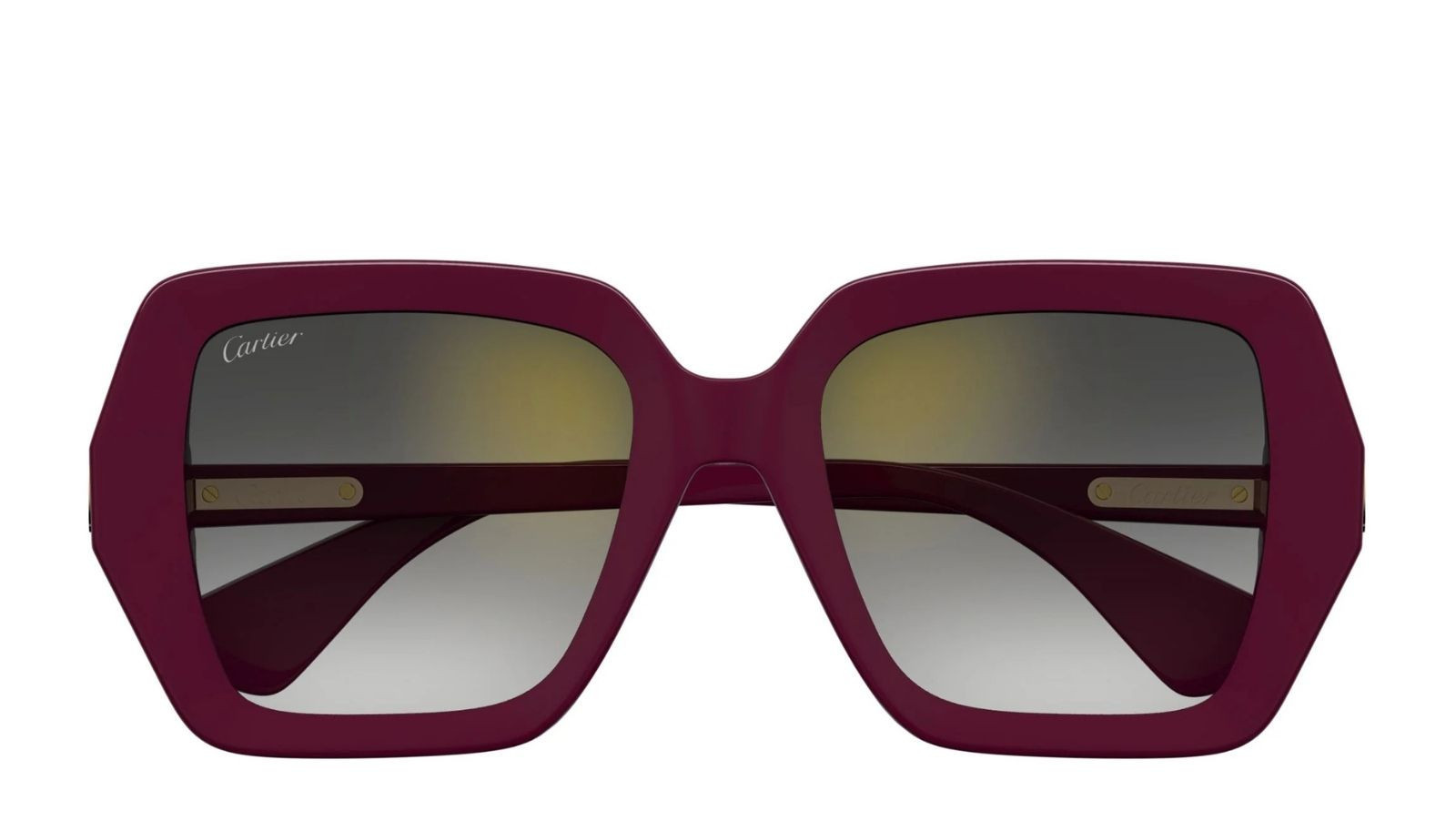 Occhiali da sole donna Luxury Cartier CT0507S 003 burgundy burgundy gre nuova collezione