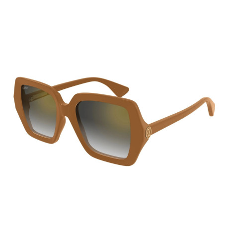 Occhiali da sole donna Luxury Cartier CT0507S 004 brown brown grey nuova collezione 2