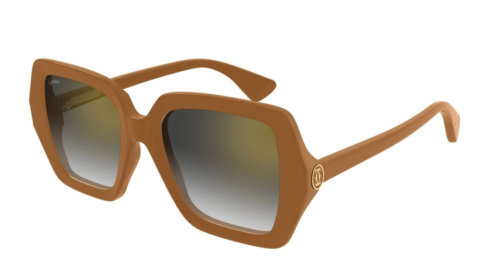 Occhiali da sole donna Luxury Cartier CT0507S 004 brown brown grey nuova collezione