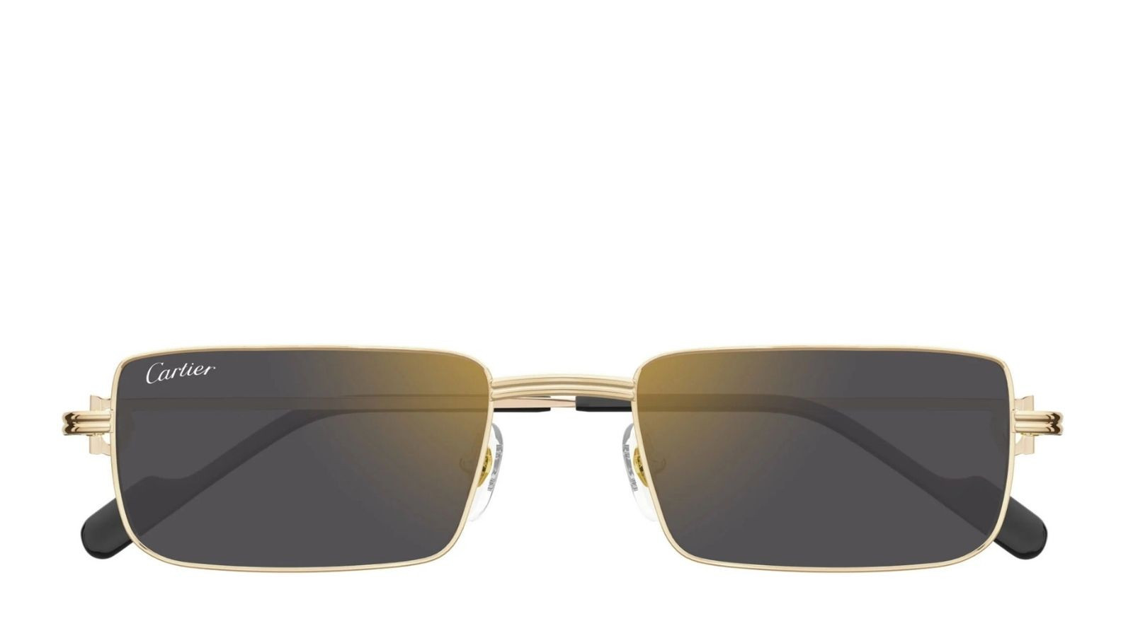 Occhiali da sole uomo donna Luxury Cartier CT0501S 001 gold gold grey nuova collezione