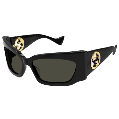 Luxury women s sunglasses Gucci GG1412S Black Grey (001) new collection 2