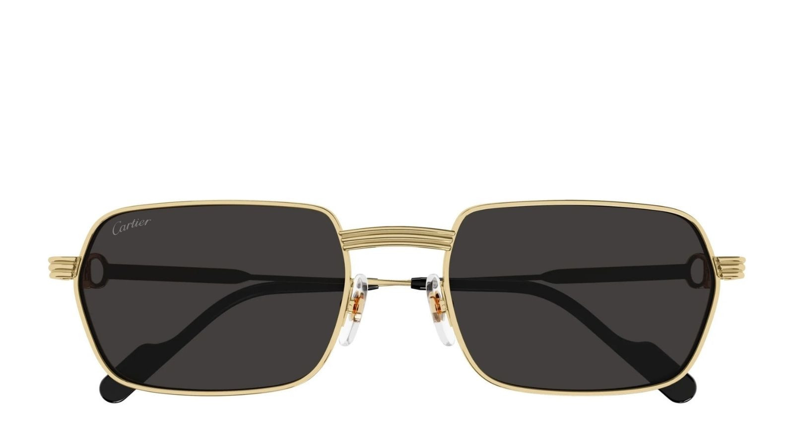 Occhiali da sole uomo Luxury Cartier CT0463S 001 gold gold grey nuova collezione Occhiali da sole uomo Luxury Cartier CT0463S 001 gold gold grey nuova collezione