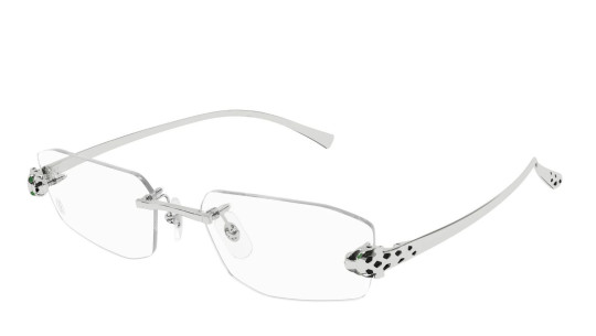 Occhiali da vista donna Luxury Cartier CT0494O 002 silver silver nuova collezione