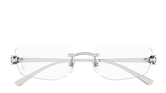 Occhiali da vista donna Luxury Cartier CT0494O 002 silver silver nuova collezione