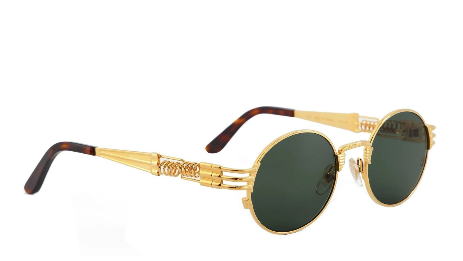 Occhiali da sole donna Luxury Jean Paul Gaultier Double ressort gold c92 nuova collezione