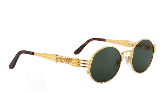 Occhiali da sole donna Luxury Jean Paul Gaultier Double ressort gold c92 nuova collezione