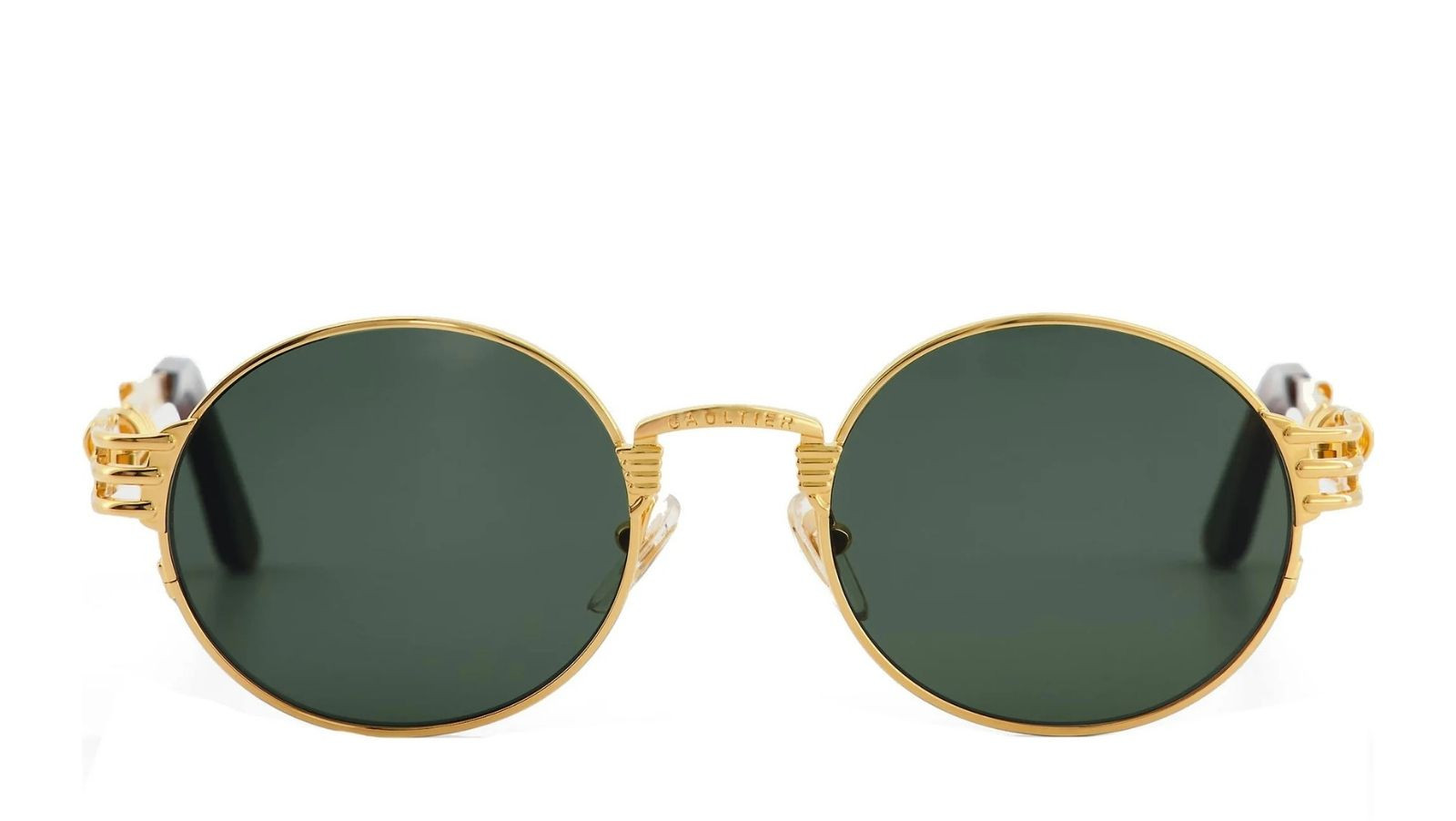 Occhiali da sole donna Luxury Jean Paul Gaultier Double ressort gold c92 nuova collezione