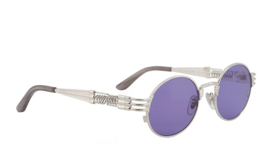 Occhiali da sole uomo donna Luxury Jean Paul Gaultier Double ressort silver c91 nuova collezione