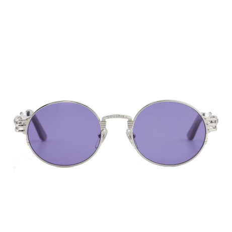 Occhiali da sole donna Luxury Jean Paul Gaultier Double ressort silver c91 nuova collezione