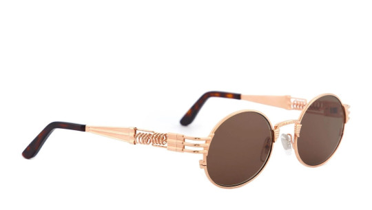 Occhiali da sole donna Luxury Jean Paul Gaultier Double ressort rose gold c21 nuova collezione