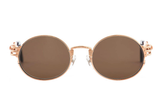 Occhiali da sole donna Luxury Jean Paul Gaultier Double ressort rose gold c21 nuova collezione