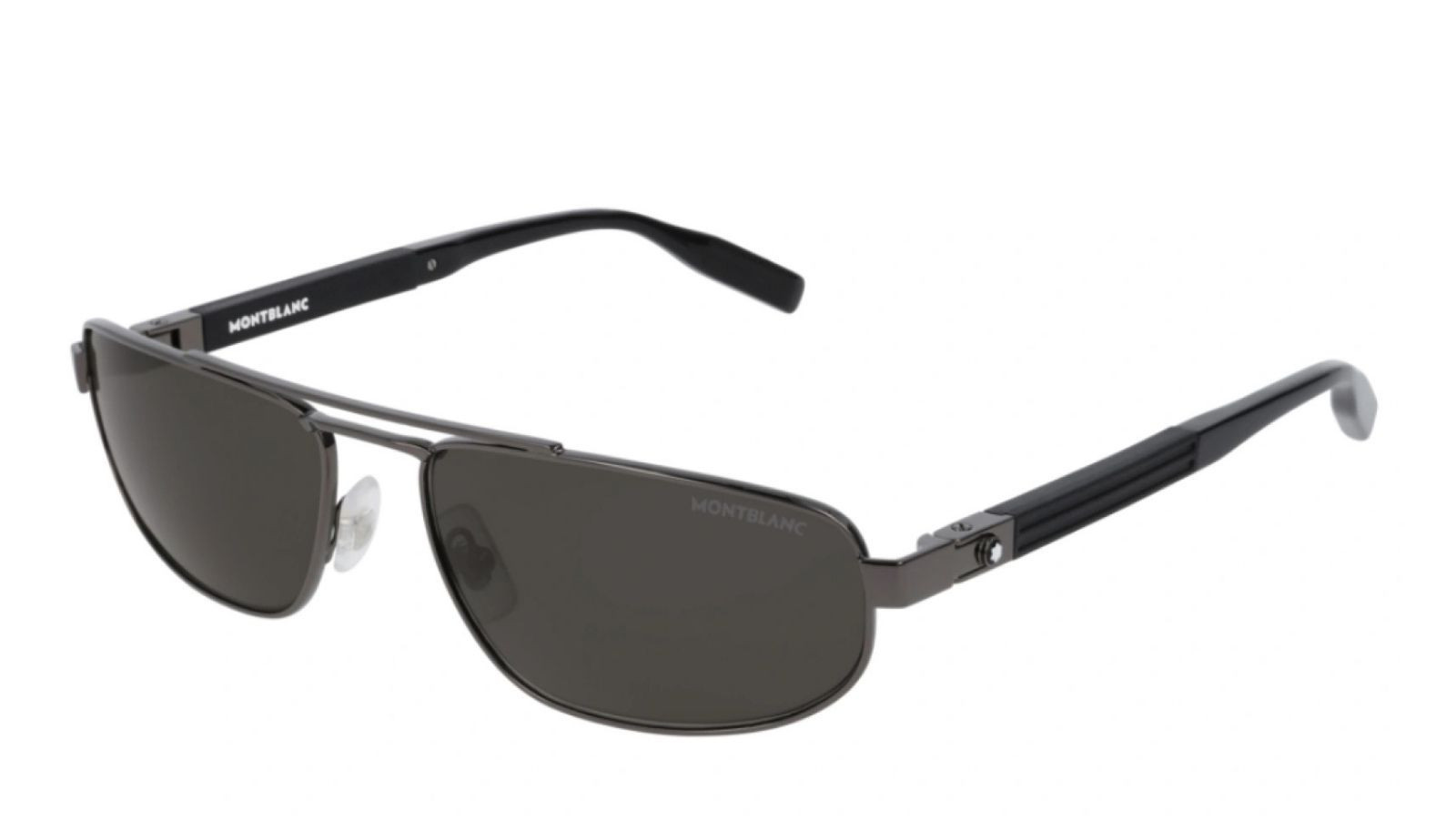 Occhiali da sole uomo Luxury Montblanc MB0033S 005 ruthenium black grey nuova collezione