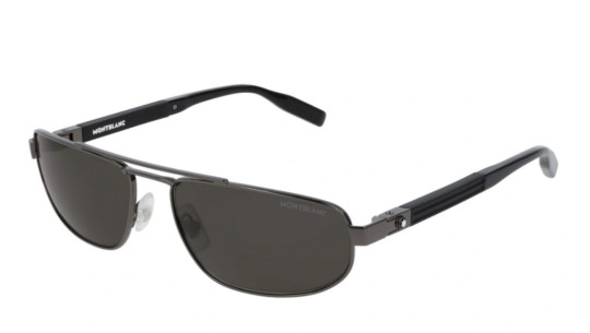 Occhiali da sole uomo Luxury Montblanc MB0033S 005 ruthenium black grey nuova collezione