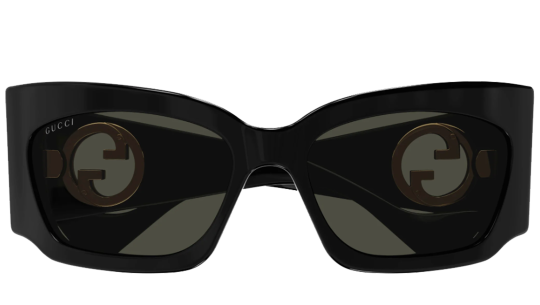 Luxury women s sunglasses Gucci GG1412S Black Grey (001) new collection