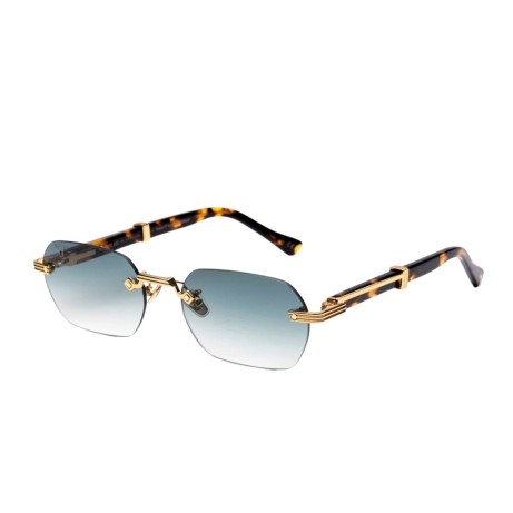 Occhiali da sole uomo donna Luxury Bustout BONNIE - ORO/TARTARUGA DC016 - CAT. 3 nuova collezione 2