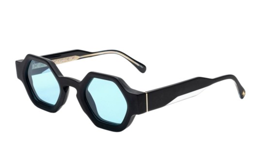 Occhiali da sole uomo donna Luxury Bustout ELTON NERO OPACO SC010 nuova collezione