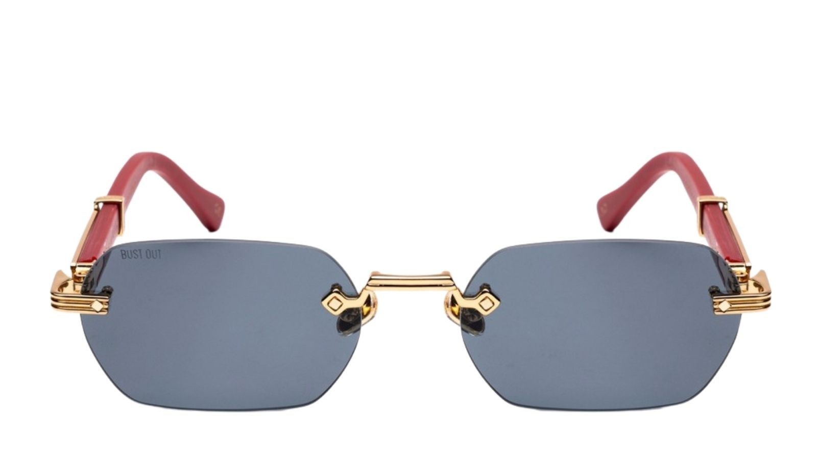 Occhiali da sole uomo donna Luxury Bustout BONNIE - ORO/BORDEAUX SC012 - CAT. 3 nuova collezione