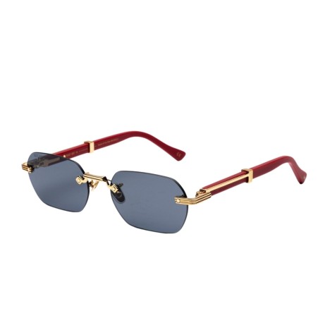 Occhiali da sole uomo donna Luxury Bustout BONNIE - ORO/BORDEAUX SC012 - CAT. 3 nuova collezione 2
