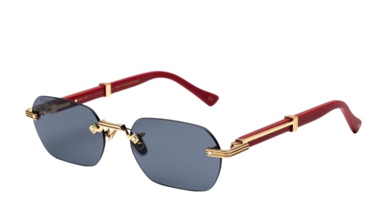 Occhiali da sole uomo donna Luxury Bustout BONNIE - ORO/BORDEAUX SC012 - CAT. 3 nuova collezione