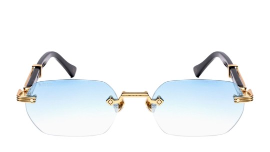 Occhiali da sole uomo donna Luxury Bustout BONNIE - ORO/NERO DC015 - CAT. 2 nuova collezione