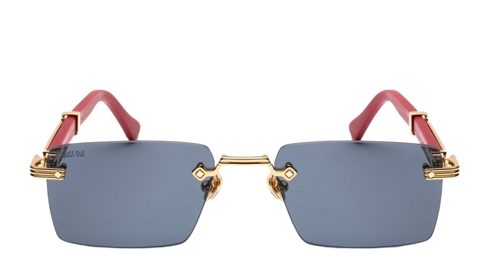 Occhiali da sole uomo donna Luxury Bustout CLYDE - ORO/BORDEAUX SC012 - CAT. 3 nuova collezione