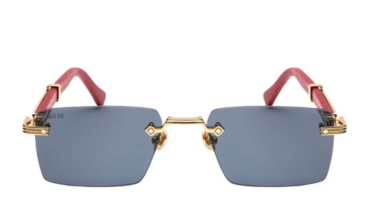 Occhiali da sole uomo donna Luxury Bustout CLYDE - ORO/BORDEAUX SC012 - CAT. 3 nuova collezione