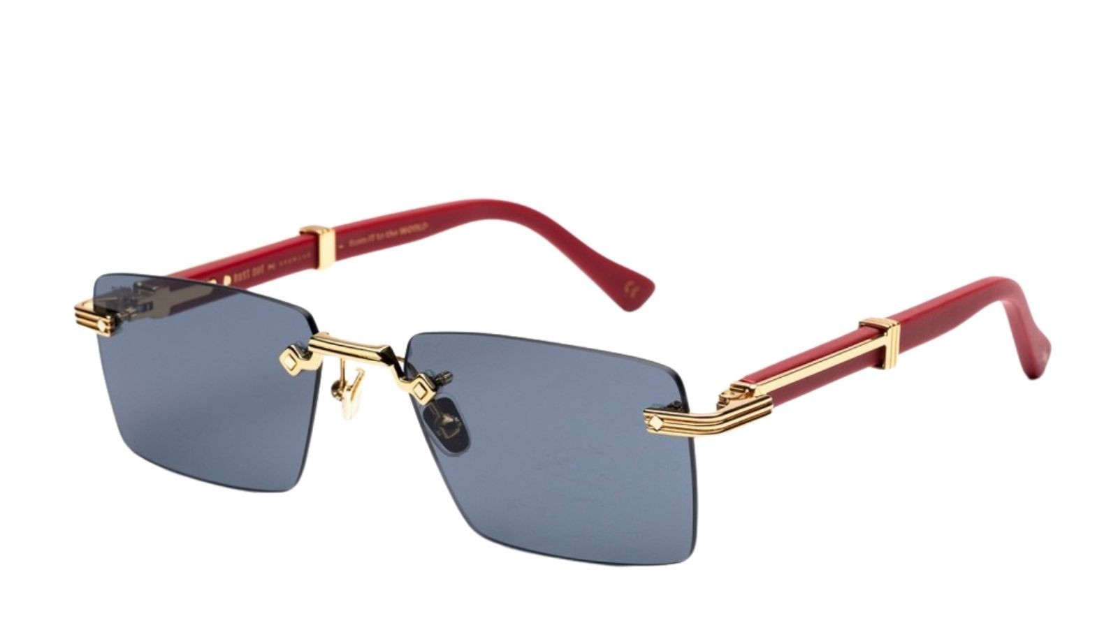 Occhiali da sole uomo donna Luxury Bustout CLYDE - ORO/BORDEAUX SC012 - CAT. 3 nuova collezione