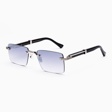 Occhiali da sole uomo donna Luxury Bustout CLYDE - ARGENTO/NERO CRR16 - CAT. 3 nuova collezione 2