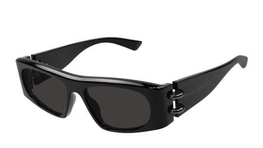 Occhiali da sole donna Luxury Alexander Mcqueen AM0471S 001 black black grey nuova collezione