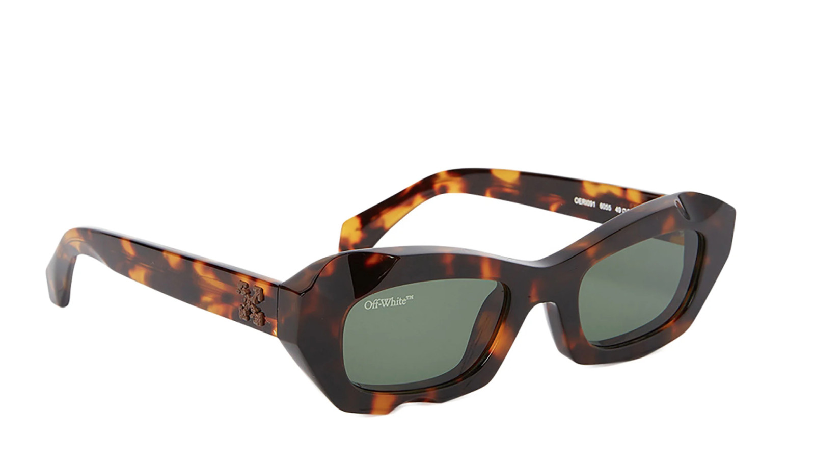 Occhiali da sole uomo donna Luxury Off White OERI092 VENEZIA 6055 havana nuova collezione