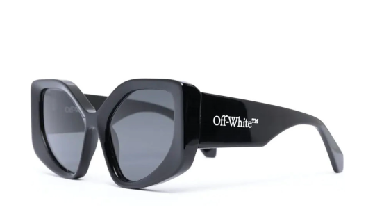 Occhiali sole uomo donna Luxury Off White OERI062 DENVER 1007 black nuova collezione