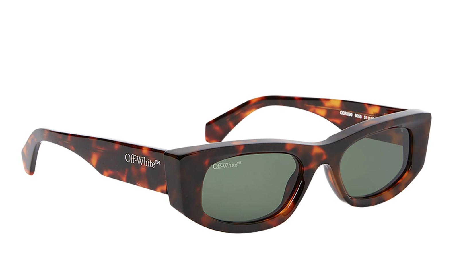 Occhiali da sole uomo donna Luxury Off White OERI090 MATERA 6055 havana nuova collezione