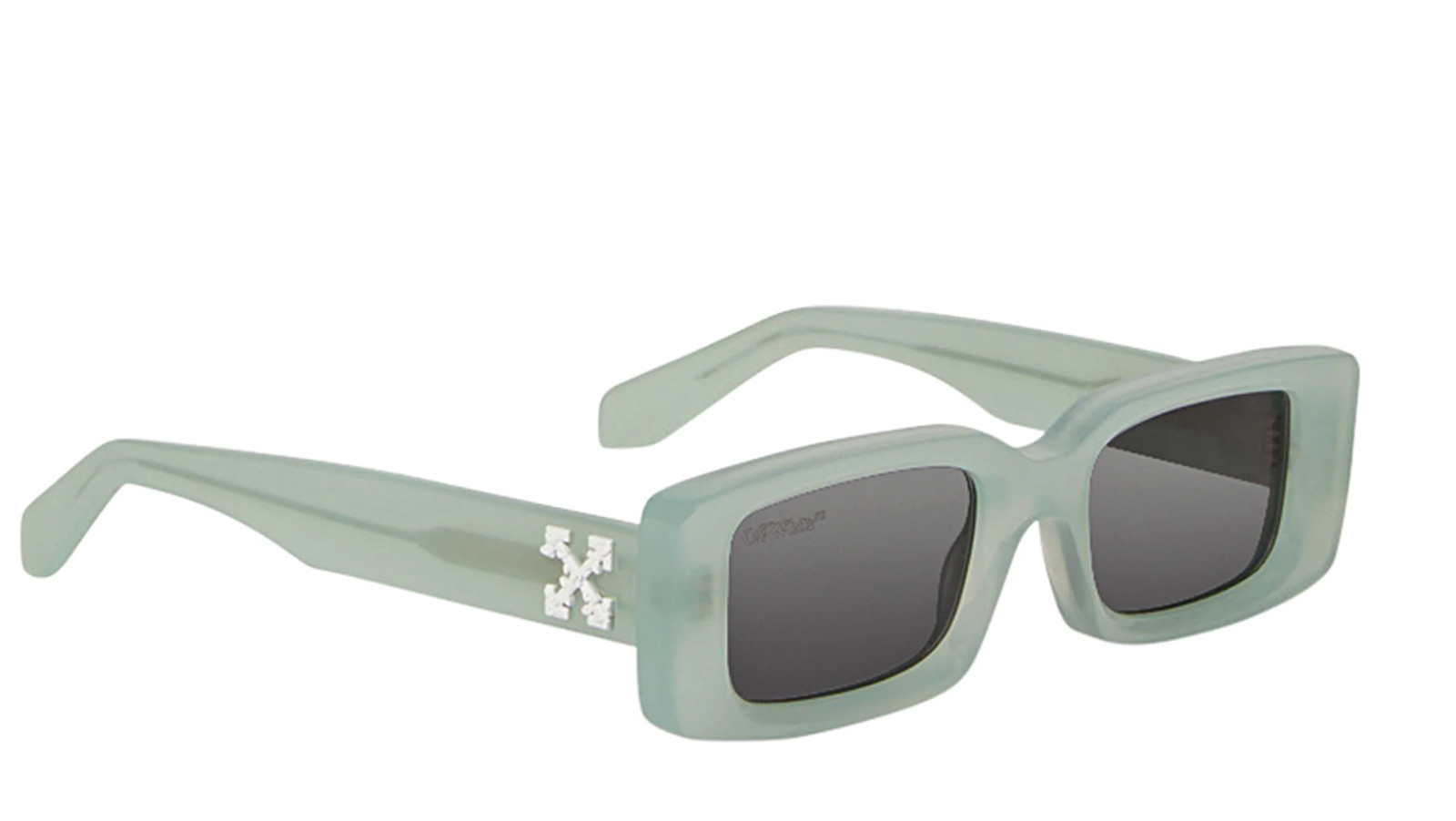 Occhiali sole uomo donna Luxury Off White OERI016 ARTHUR 5907 teal nuova collezione