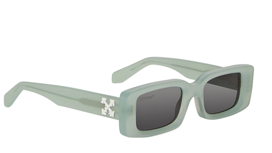 Occhiali da sole uomo donna Luxury Off White OERI016 ARTHUR 5907 teal nuova collezione