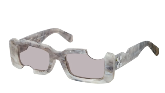 Occhiali da sole uomo donna Luxury Off White OERI006 CADY 0505 light grey light gre nuova collezione