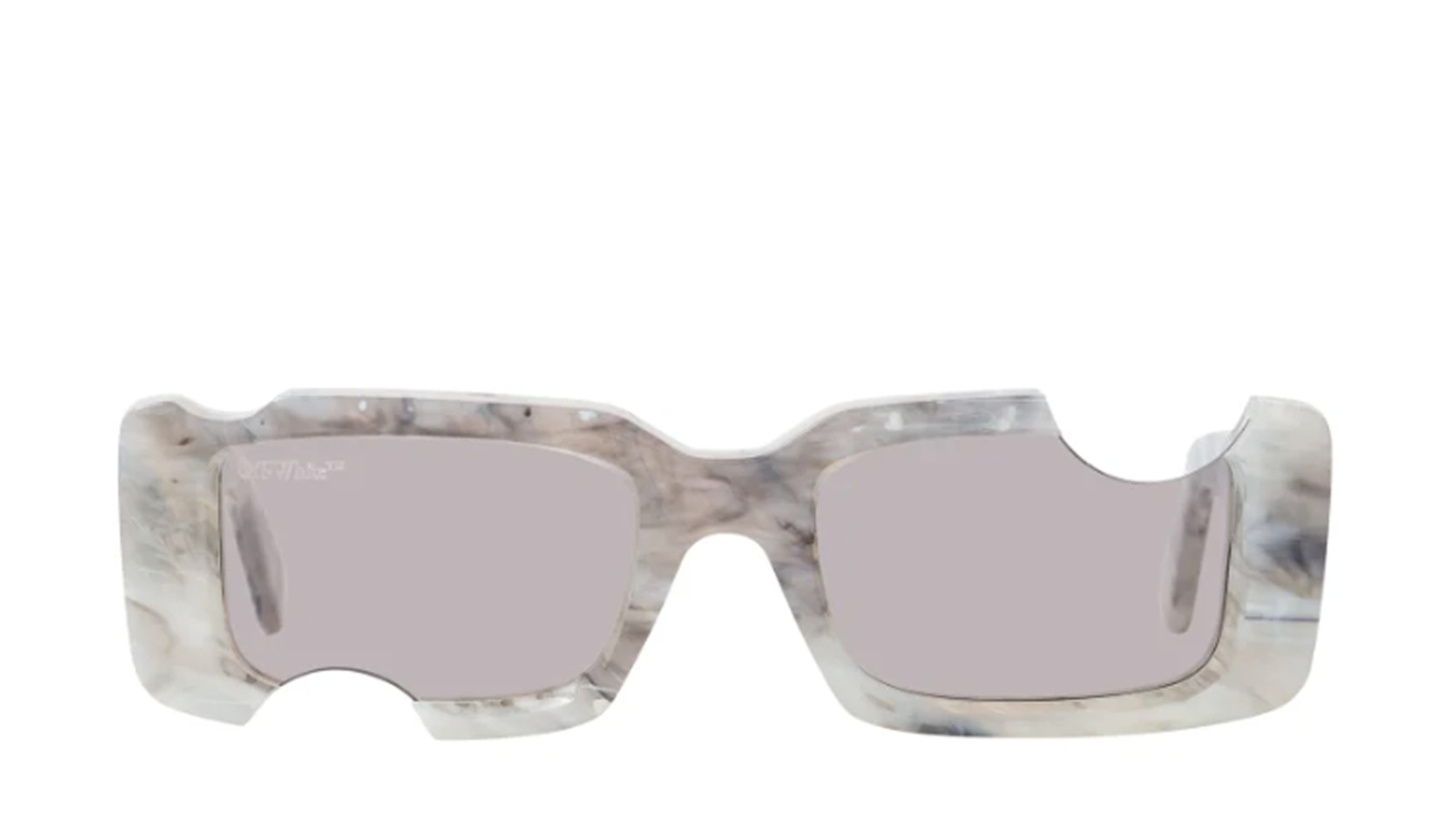Occhiali da sole uomo donna Luxury Off White OERI006 CADY 0505 light grey light gre nuova collezione