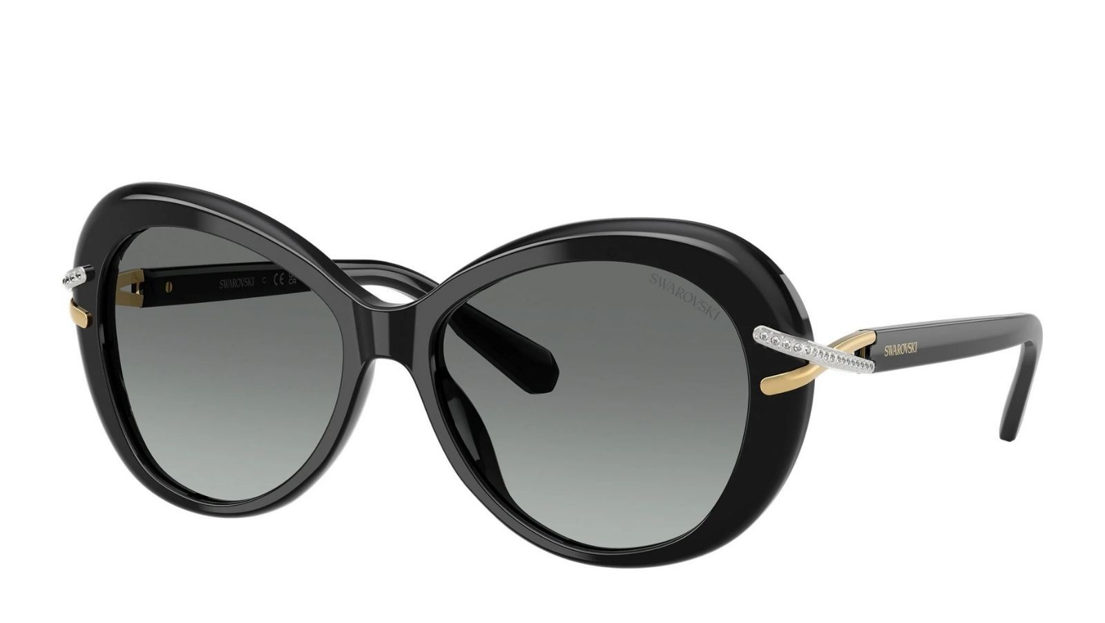 Occhiali da sole donna Luxury Swaroski 6026 SOLE 100111 nuova collezione