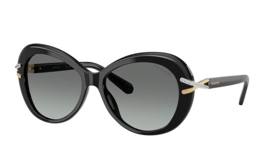 Occhiali da sole donna Luxury Swaroski 6026 SOLE 100111 nuova collezione