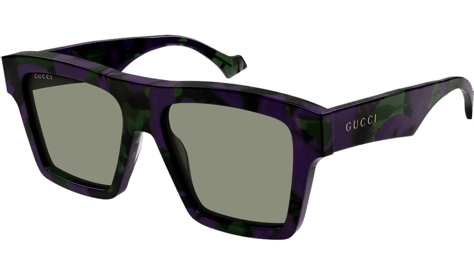 Occhiali da sole uomo Luxury Gucci GG0962S havana green (014) nuova collezione