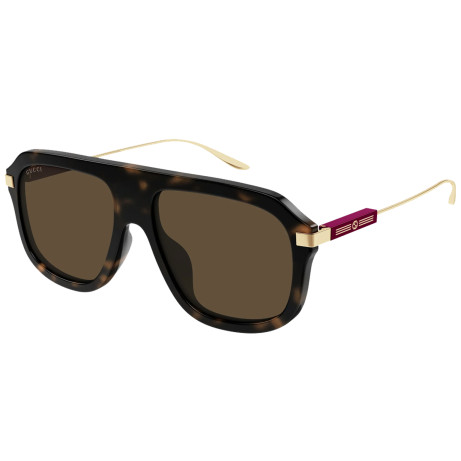 Occhiali da sole uomo Luxury Gucci GG1309S gold brown (006) nuova collezione 2