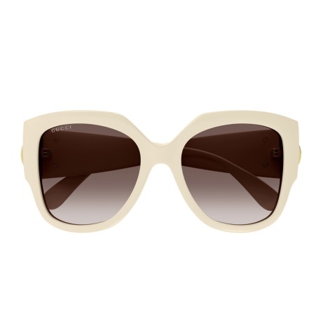 Gucci GG1407S 004 ivory ivory brown