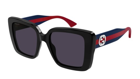 Occhiali da sole donna Luxury Gucci GG1861S 004 black blue violet nuova collezione