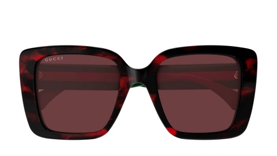Occhiali da sole donna Luxury Gucci GG1861S 003 havana green red nuova collezione Occhiali da sole donna Luxury Gucci GG1861S 003 havana green red nuova collezione