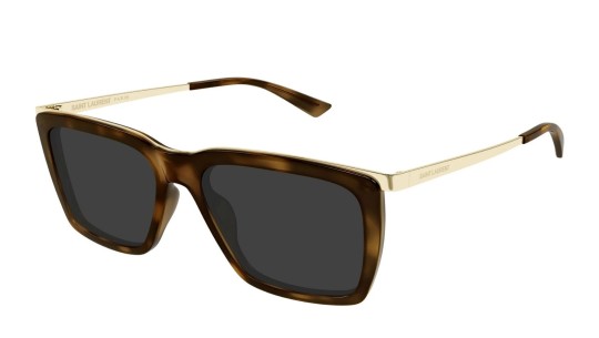 Occhiali da sole uomo Luxury Saint Laurent SL 765 004 havana gold grey nuova collezione