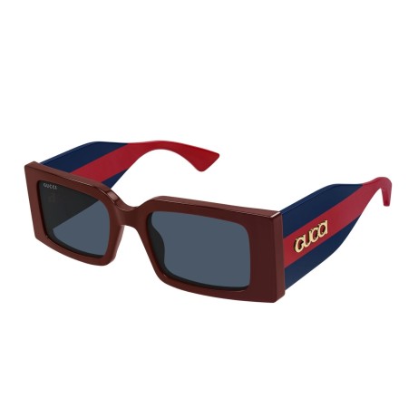 Occhiali da sole donna Luxury Gucci GG1860S 003 burgundy blue blue nuova collezione 2