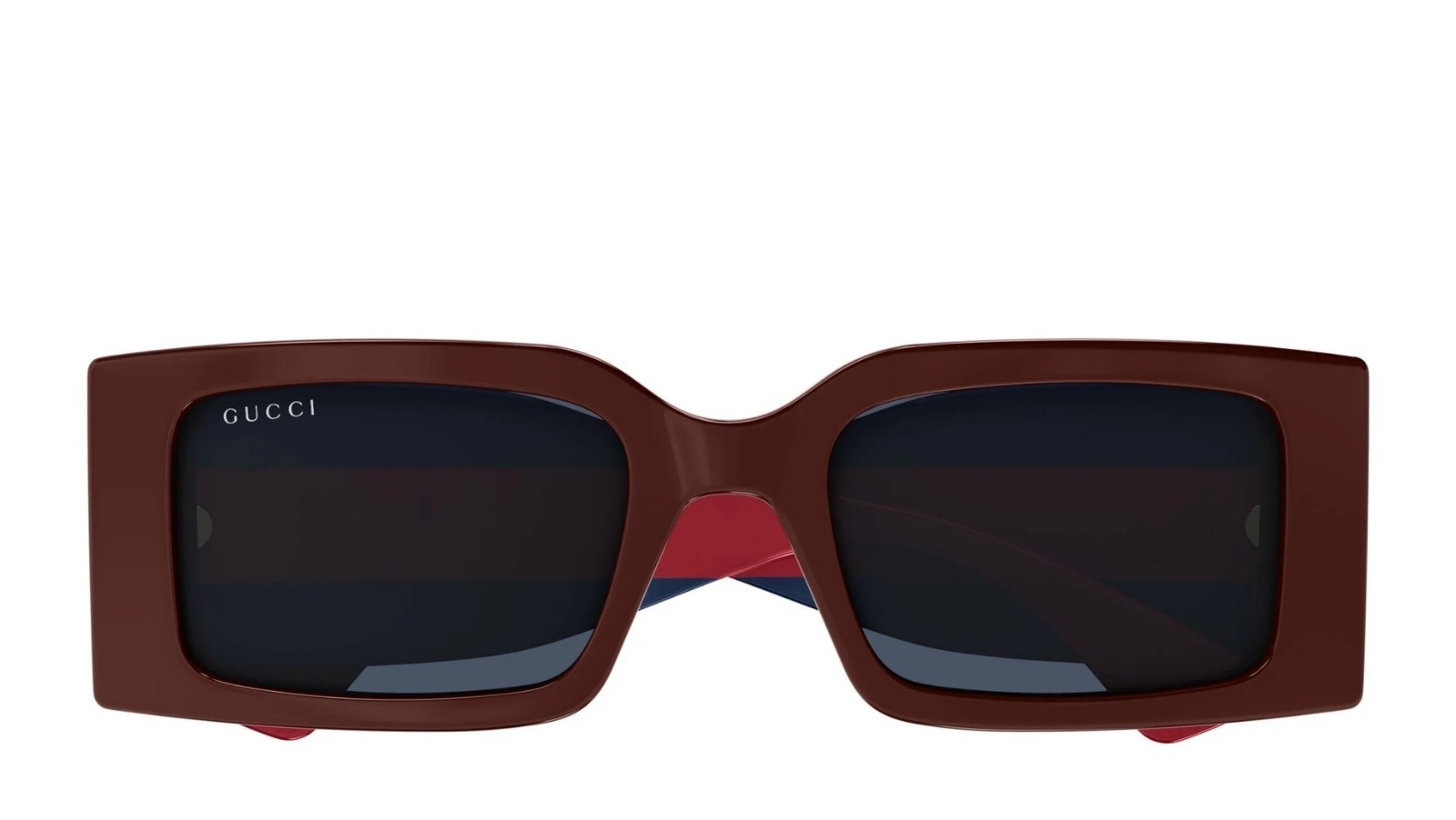 Occhiali da sole donna Luxury Gucci GG1860S 003 burgundy blue blue nuova collezione