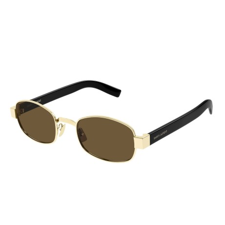 Occhiali da sole unisex Luxury Saint Laurent SL 706 001 gold black brown nuova collezione 2
